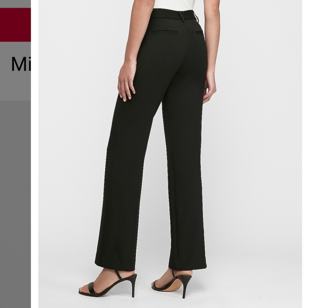 Express Editor Black Pants Size 10